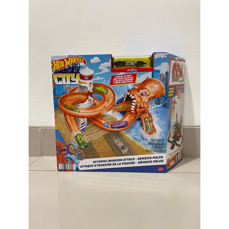 Hot wheels city octopus invasion attack track playset Shopee Malaysia