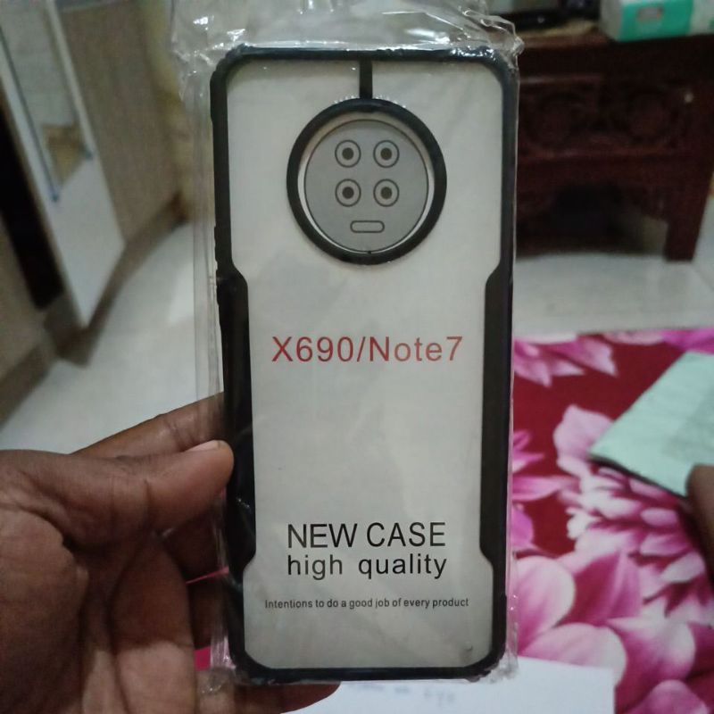 Infinix NOTE 7 TRANSPARENT ARMOR CASE | Shopee Malaysia