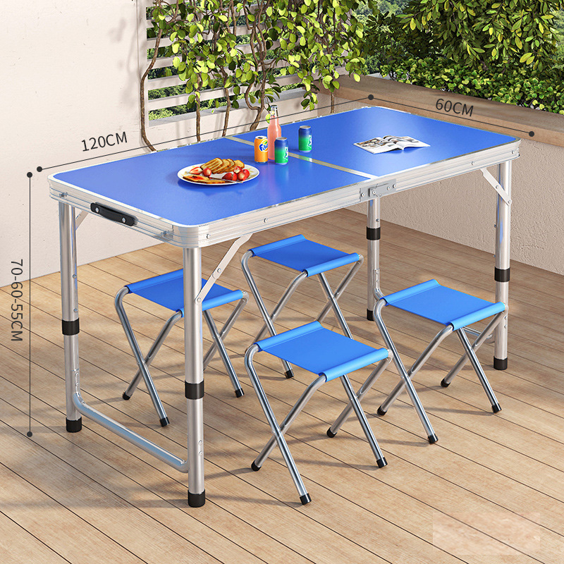 Epic Finds 2-seat Suitcase Folding Table, Flipper Table Folding Dining ...