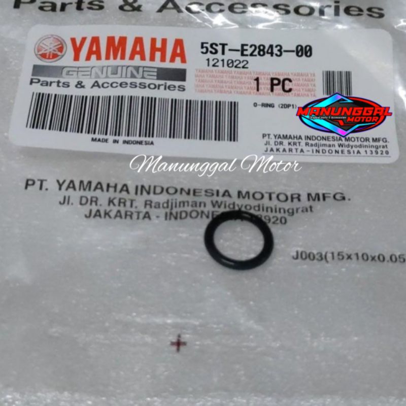 Nmax Aerox Lexi 5ST-E2843-00 Radiator Drain Rubber O-ring Seal Original ...