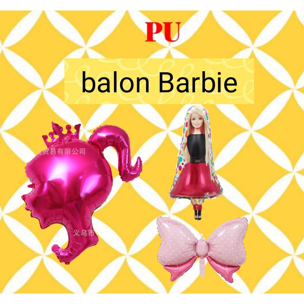 Barbie Balloons/Barbie Foil Balloons Ken Roller Skates | Shopee Malaysia