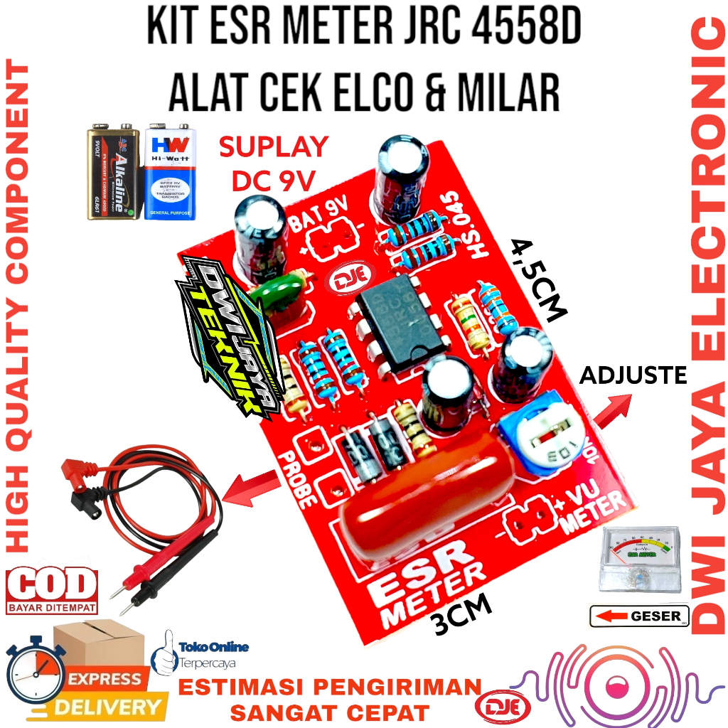 Analog esr meter kit Shopee Malaysia