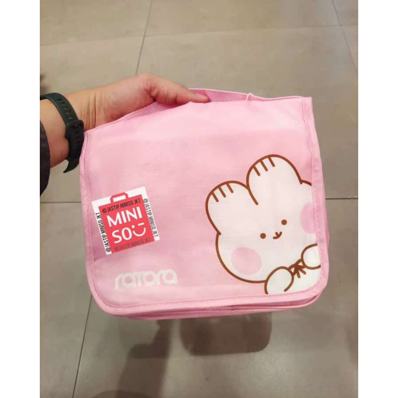 Miniso Toiletry Bag with Hanging Hook Ratora Series (sz.23x8x17cm