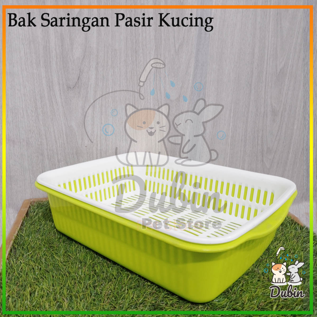 Litter Box/Basin Box+Strainer Set Numan Cat Dog Sand Tub Shopee Malaysia