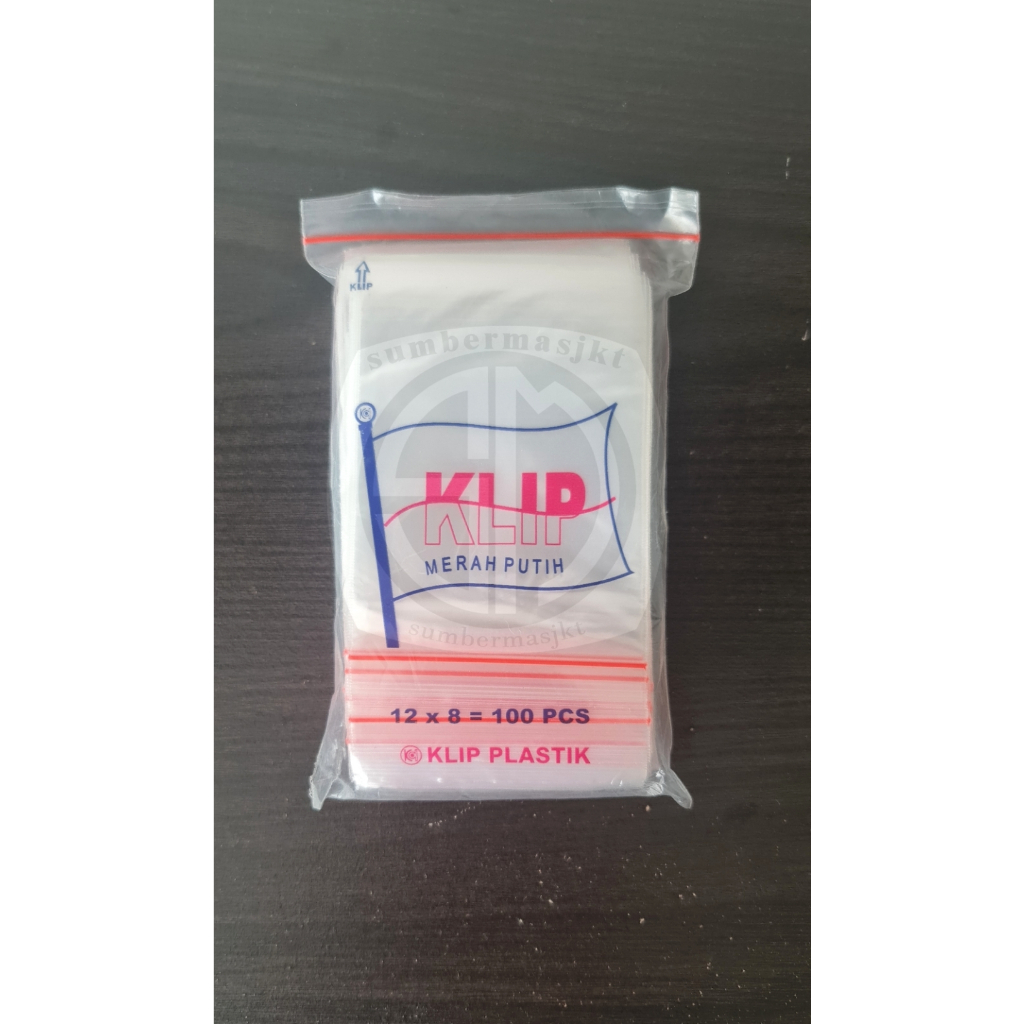 Merah Putih Plastic Clip Pe Red White X Cm Ziplock Plastic Medicine