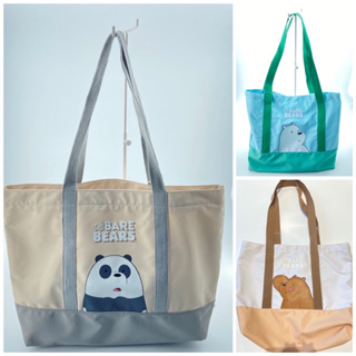 Miniso We Bare Bears Tote Bag Canvas Shoulder Bag