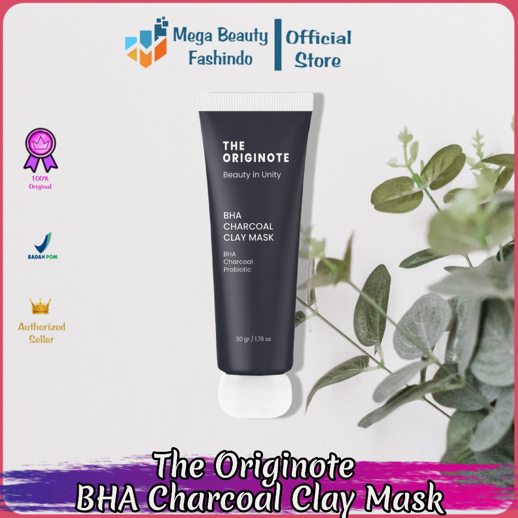The Originote BHA Charcoal Clay Mask Exfoliating Mud Mask Facial Mask