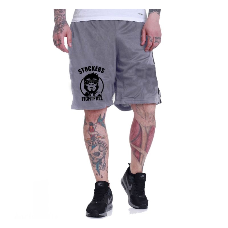 Original STOCKERS X FIGHTTFALL SHORTS (Grey) Shopee Malaysia