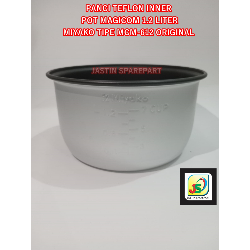 1.2 LITER MIYAKO TEFLON INNER POT Type MCM-612 ORIGINAL | Shopee Malaysia
