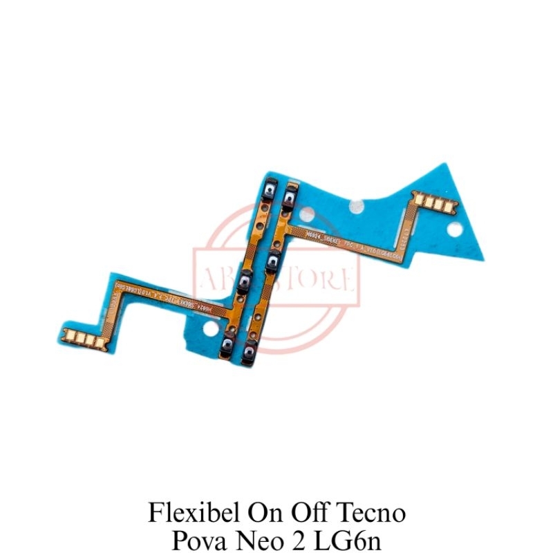 Flexible POWER ON OFF/FLEXIBLE VOLUME TECNO POVA NEO 2 LG6n | Shopee ...