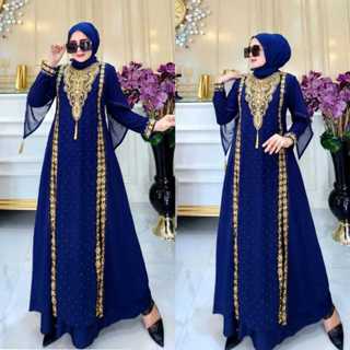 Gamis Abaya Hawa Crested Gamis Abaya Arab Turkey Jersy Import