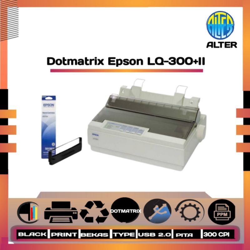 Epson Lq 300 Ll Dotmatrix Printer Shopee Malaysia