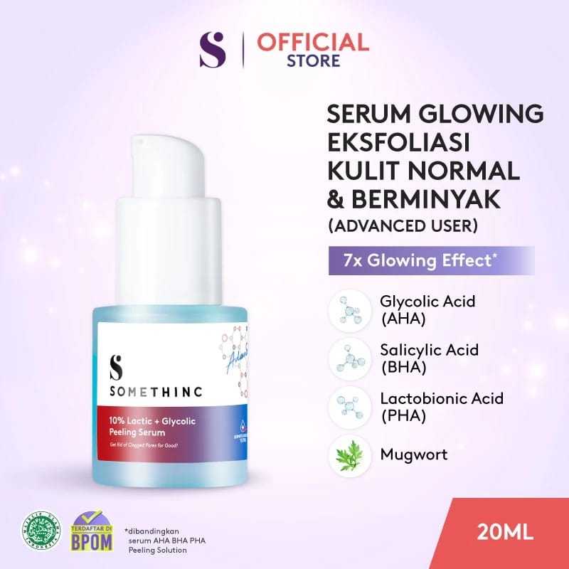 Somethinc 10% Lactic+Glycolic Peeling Serum 20ml | Shopee Malaysia