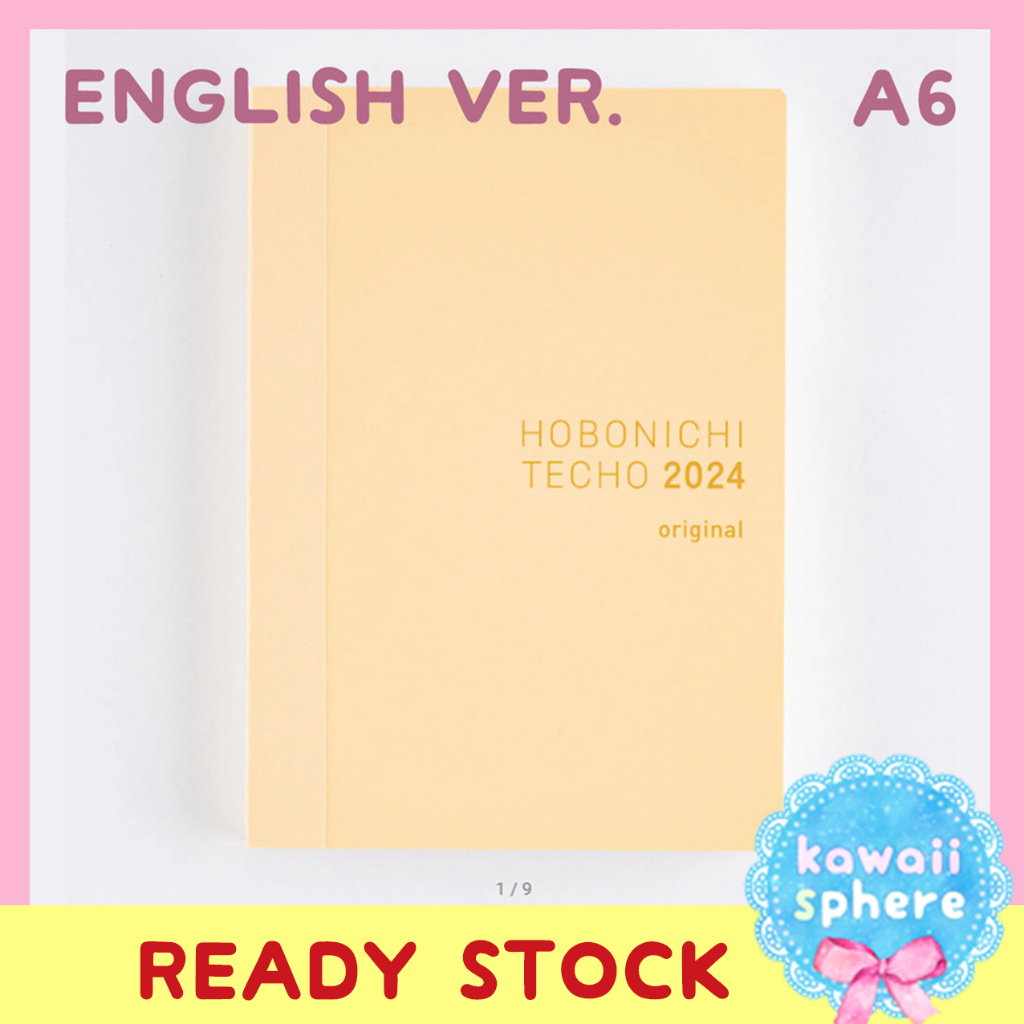 Hobonichi Techo 2024 A6 ENGLISH Original Book Hobonichi 2024