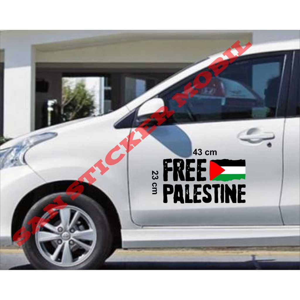 Sticker free Palestine 2025 save Palestine cutting sticker avanza