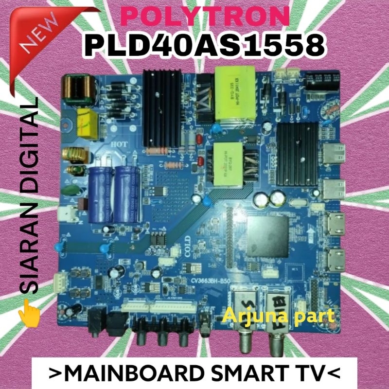 MESIN Mb POLYTRON TV PLD40AS1558 / POLYTRON TV MAINBOARD PLD40AS1558 ...