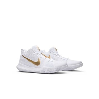 Kyrie 3 finals white and sale gold