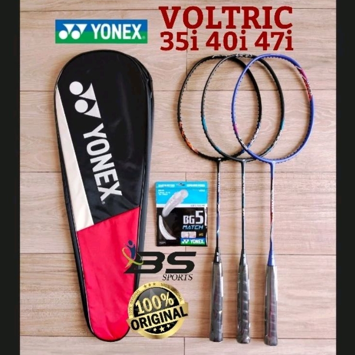 ORIGINAL YONEX VOLTRIC LITE 35i 40i 47i BADMINTON RACKET | Shopee Malaysia