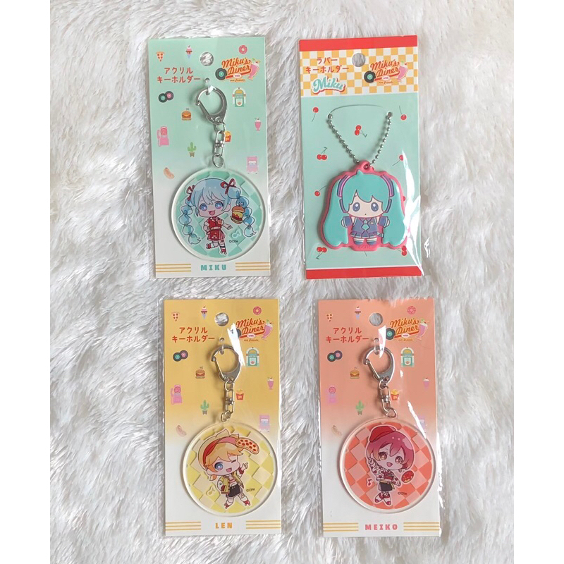 Keychain key holder hatsune miku rin len meiko original Japan | Shopee ...