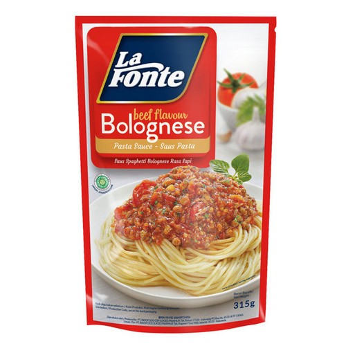 La FONTE BOLOGNESE Sauce 315gr/BOLOGNESE CHICKEN/SPAGHETTI Sauce