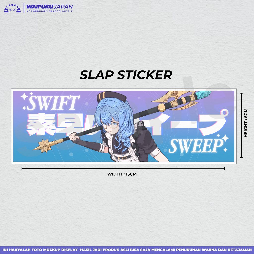 JDM Hololive JP Anime Slap Sticker - Hoshimachi Suisei | Shopee Malaysia