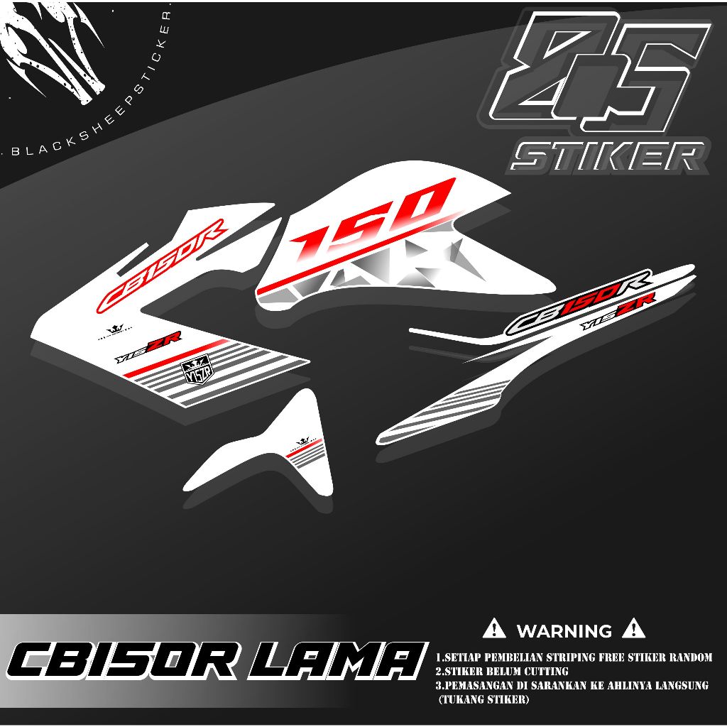 Striping Sticker CB150R OLD NEW - STRIPING Variation CB150R STREET FIRE ...