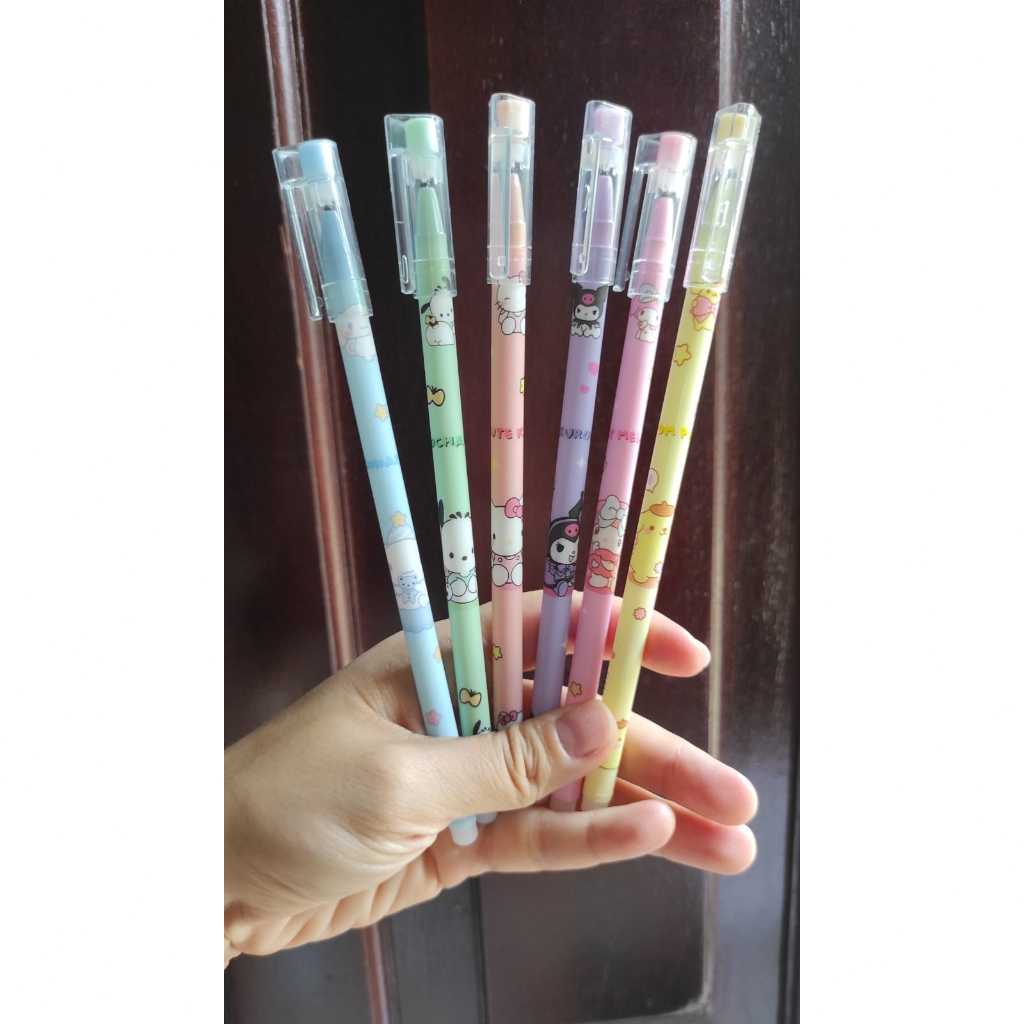 HITAM Gemilang Eraser PEN Black Ink Eraser Pen Sanrio Pen