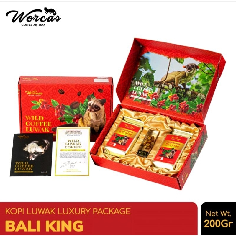 Original Wild Luwak Coffee Bali king Contents Two premium Super Large