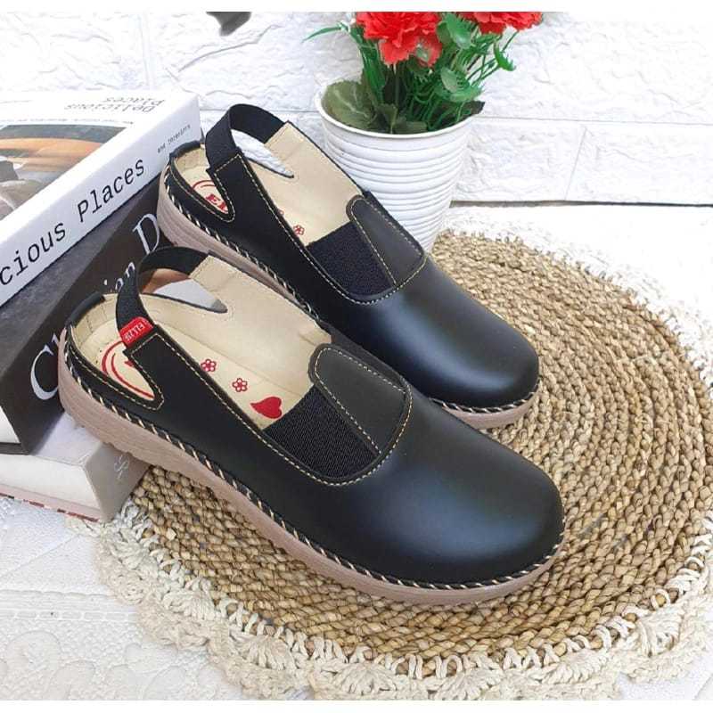 Tongs Kickers Kick Woodstok Femme - Semelle Bois - Cuir - Pointures Vietnam