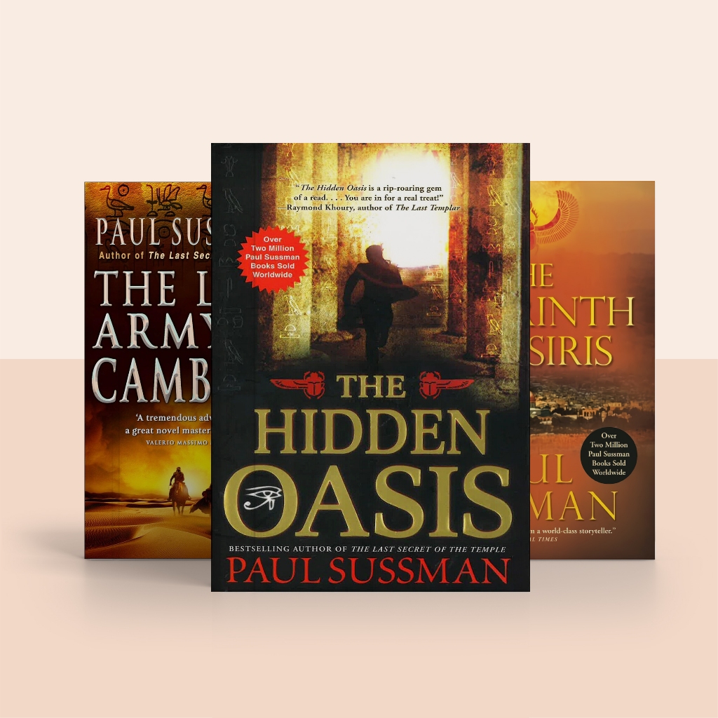 Paul Sussman 4 Books Collection (The Lost Army of Cambyses, The Last Secret of The Temple, The