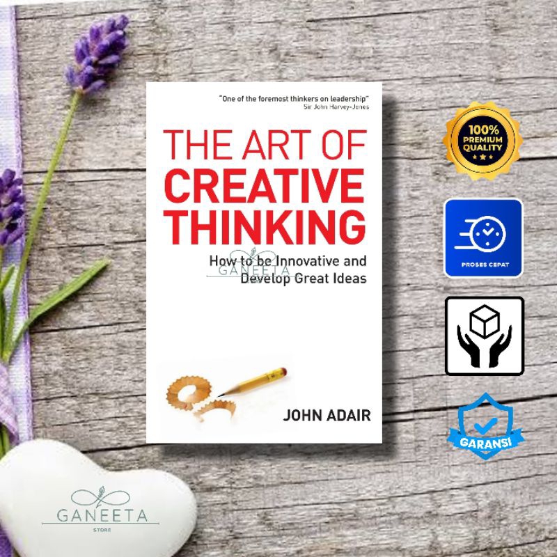 The Art Of Creative Thinking by John Adair - english version | Shopee ...