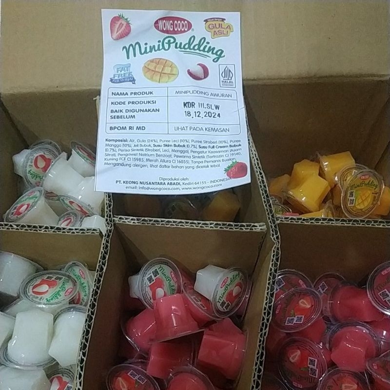 New!! Wong Coco Mini Pudding Bulk Packaging 500 Grams Shopee Malaysia