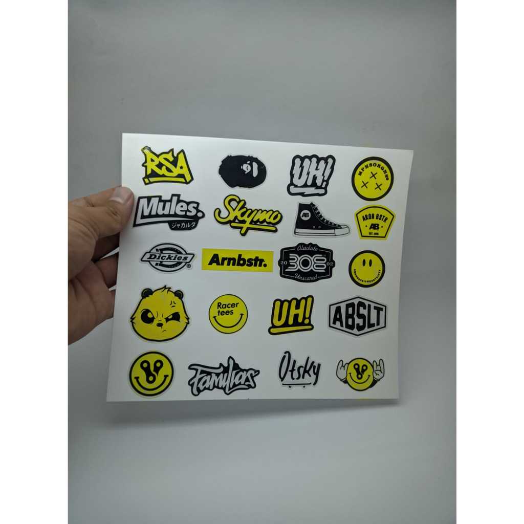 Aesthetic sticker pack contains 20 stickers | Shopee Malaysia