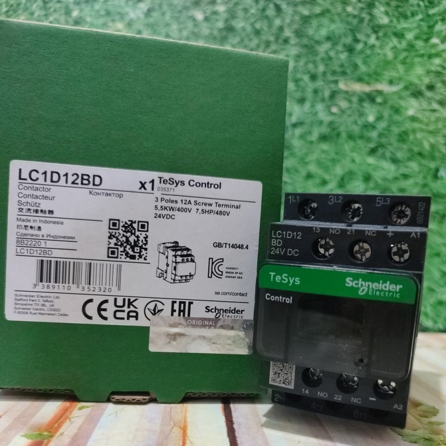 Schneider Electric Contactor LC1D12 BD LC1D12BD 24VDC | Shopee Malaysia