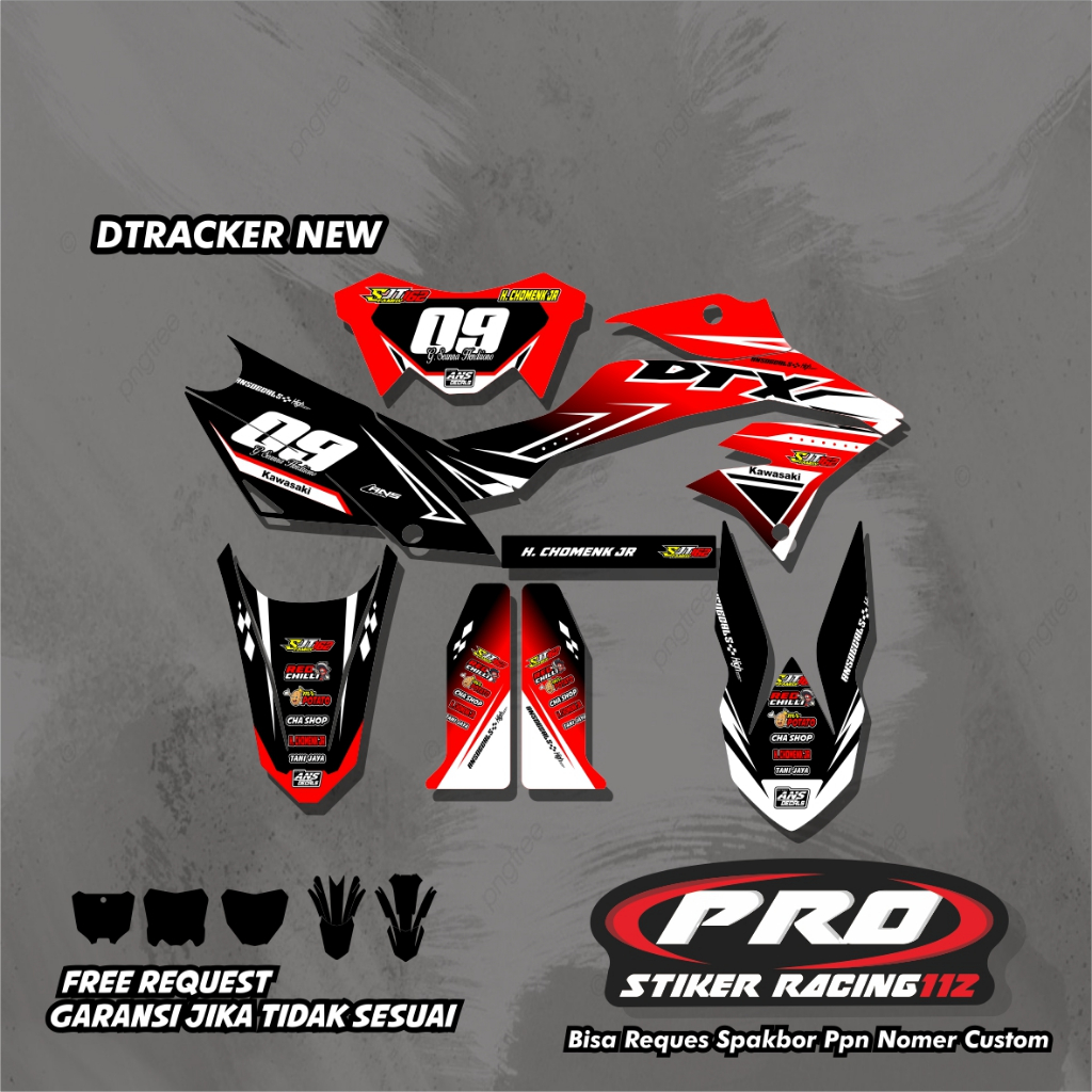 New D-tracker striping stickers, latest design, free request, name ...