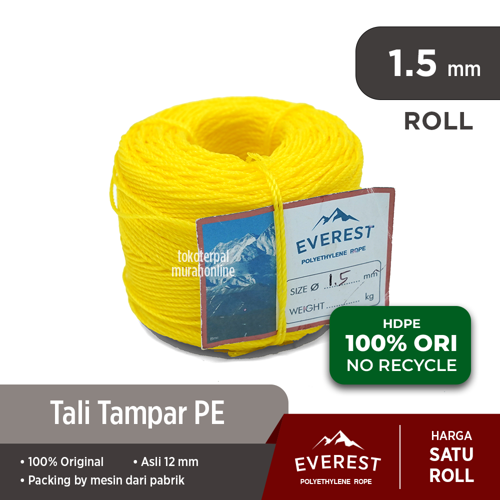 Slap Rope Roll / Roll 1.5MM Original Virgin HDPE 100% No Recycle Brand ...