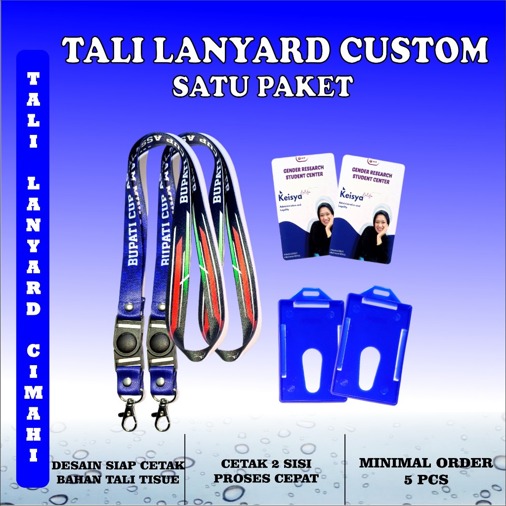 Custom IN A PACKAGE OF ID CARD, LANYARD AND STANDARD FRAME CASE ...