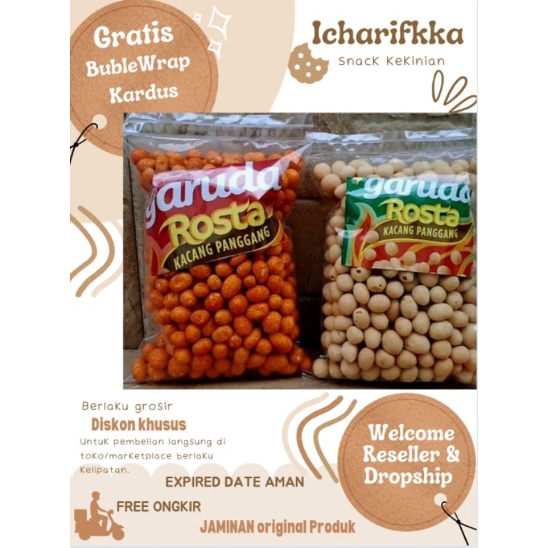 Branded SNACK ORI SNACKS GARUDA ROSTA NUTS 1kg | Shopee Malaysia
