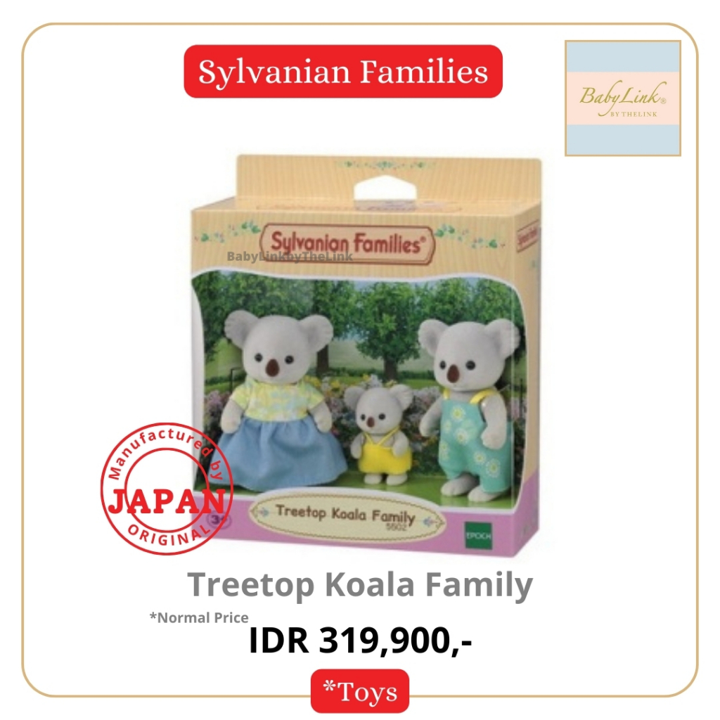 SYLVANIAN FAMILIES Sylvanian FAMILY, TREETOP KOALA FAMILY, TOYS, 3+ | Shopee Malaysia