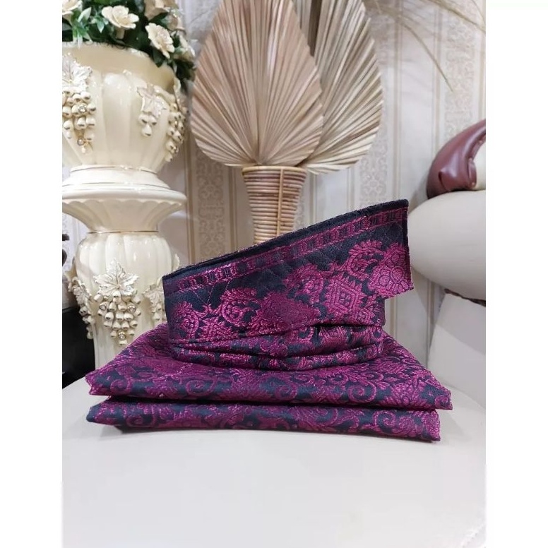 Mocha Mouse Songket Sarong Set