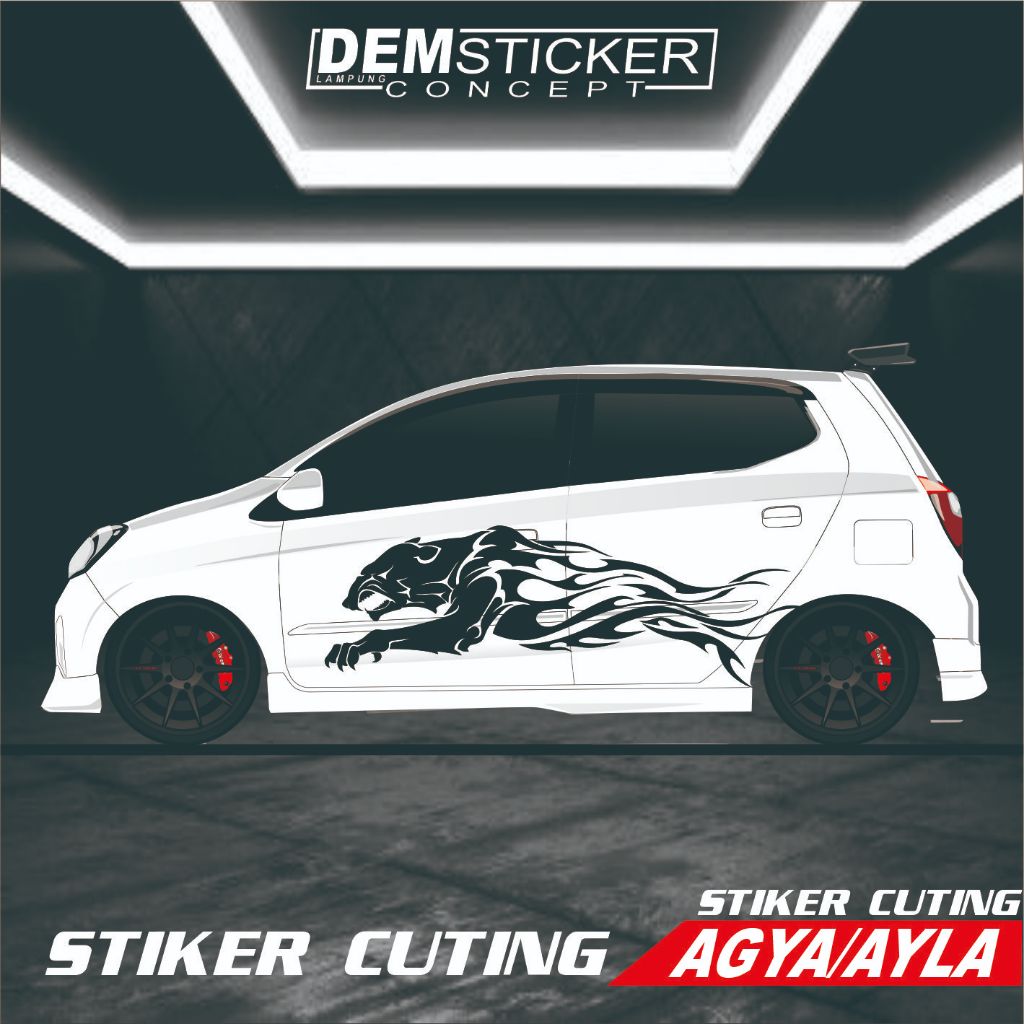 Agya Cutting Sticker Transformer: Sentuhan Personal yang Mengubah Wajah Mobil Kesayangan