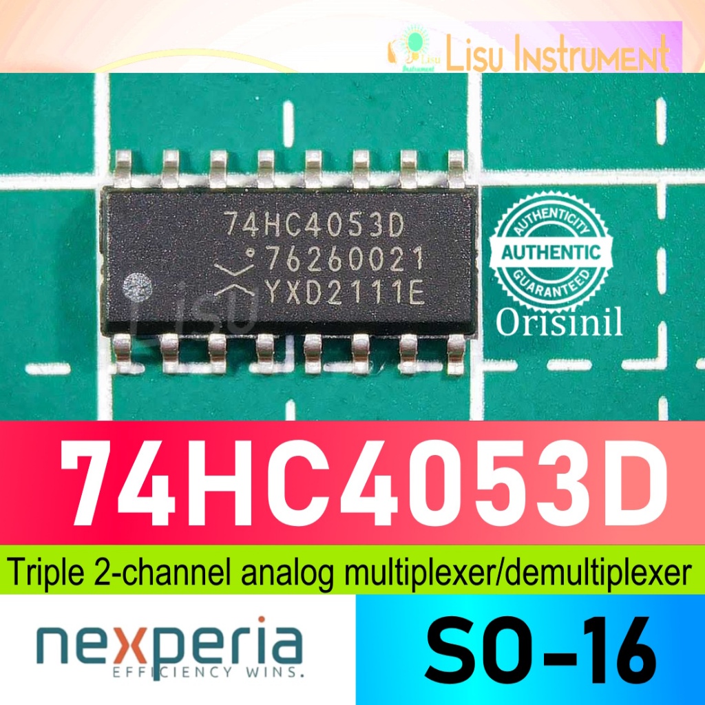 74hc4053d Triple 2-channel Analog Multiplexer/demultiplexer 74HC4053 SO ...