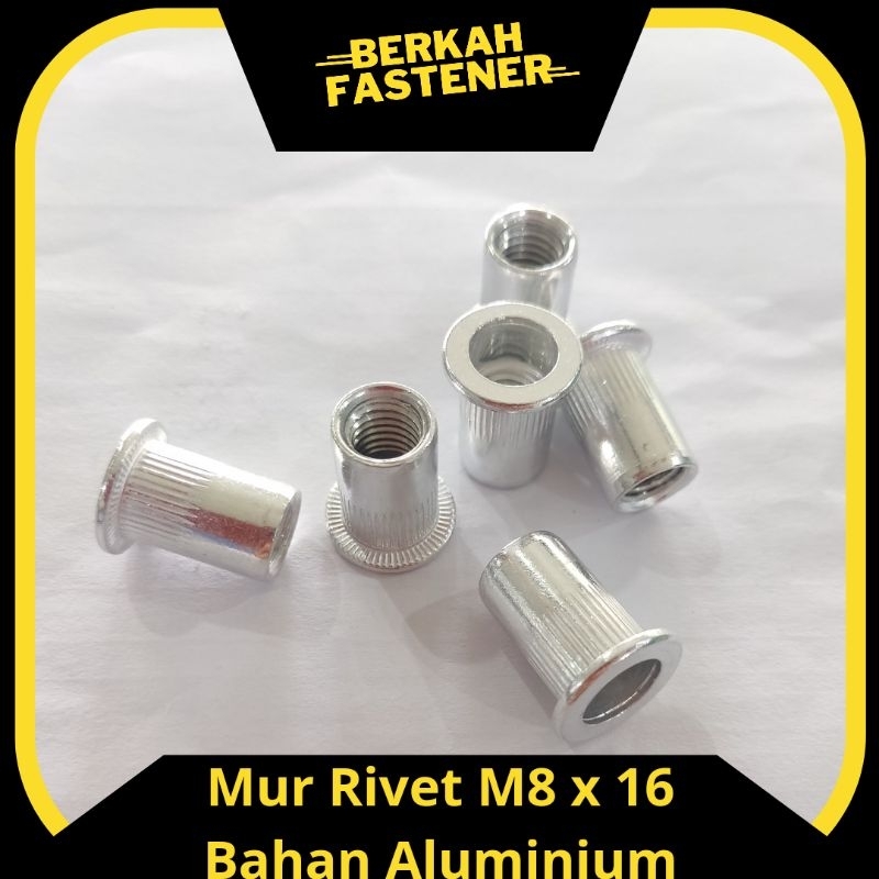 Rivet Nut/Rivet Nut/Crimp Nut/Aluminum Flange Head M8 x 16 Rivet Nut