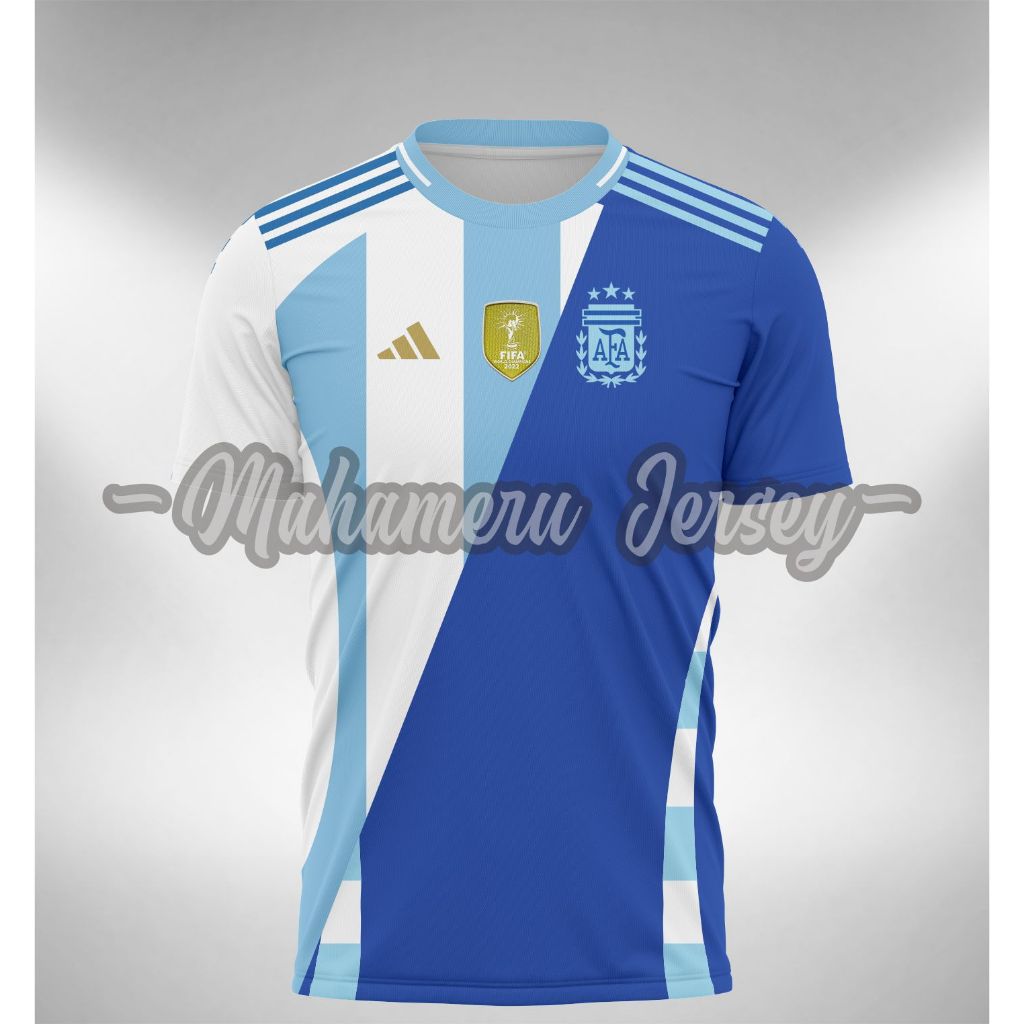 Argentina Jersey Combination Home Away 2024 2025 Shopee Malaysia