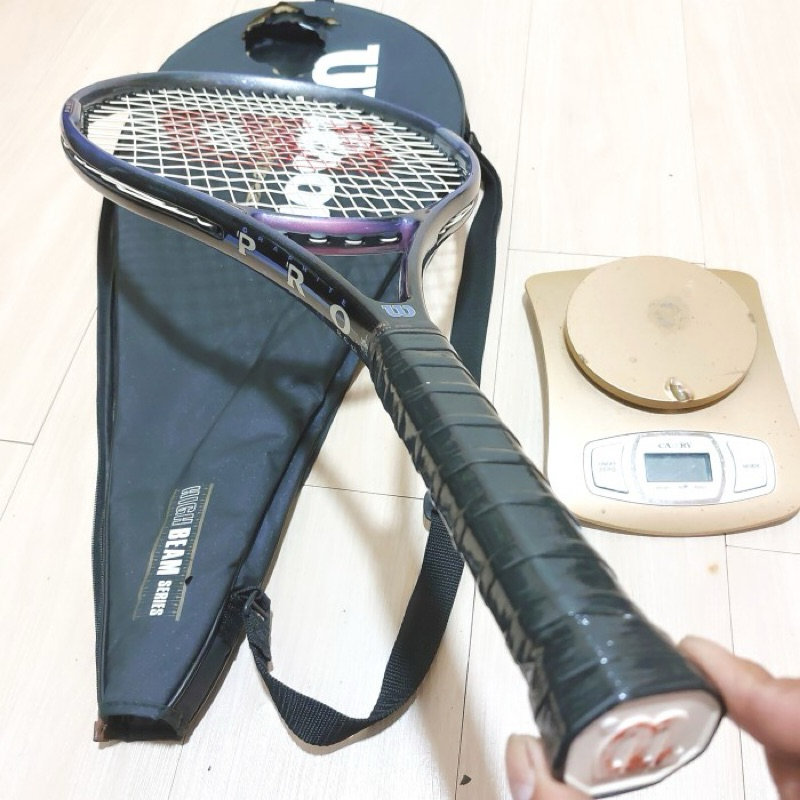 Original WILSON GRAPHITE PRO STAR 8.6Si Tennis Racket Used Smooth ...