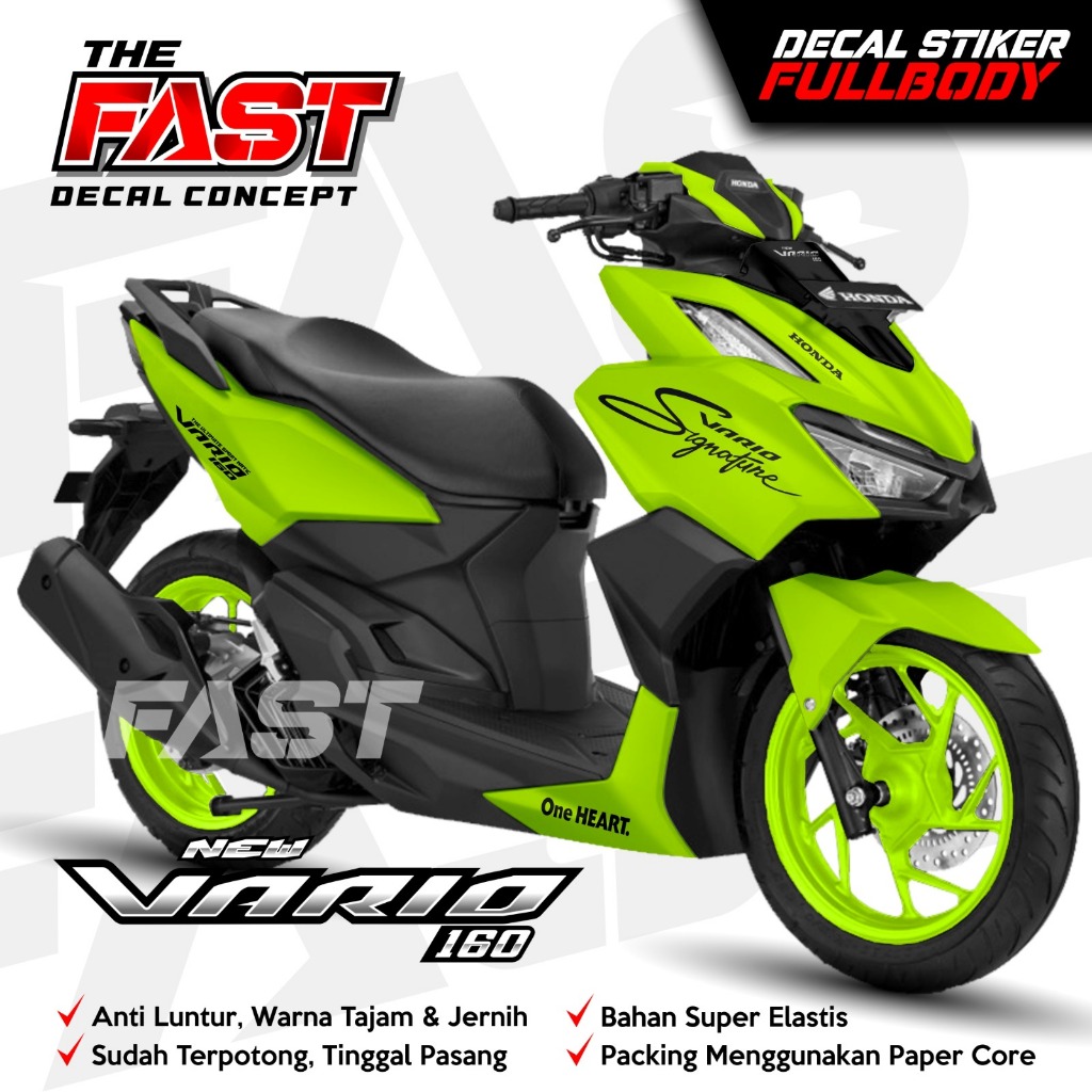 Decal vario new 160 2022 Racing Sticker striping vario 160 Cool Sticker ...