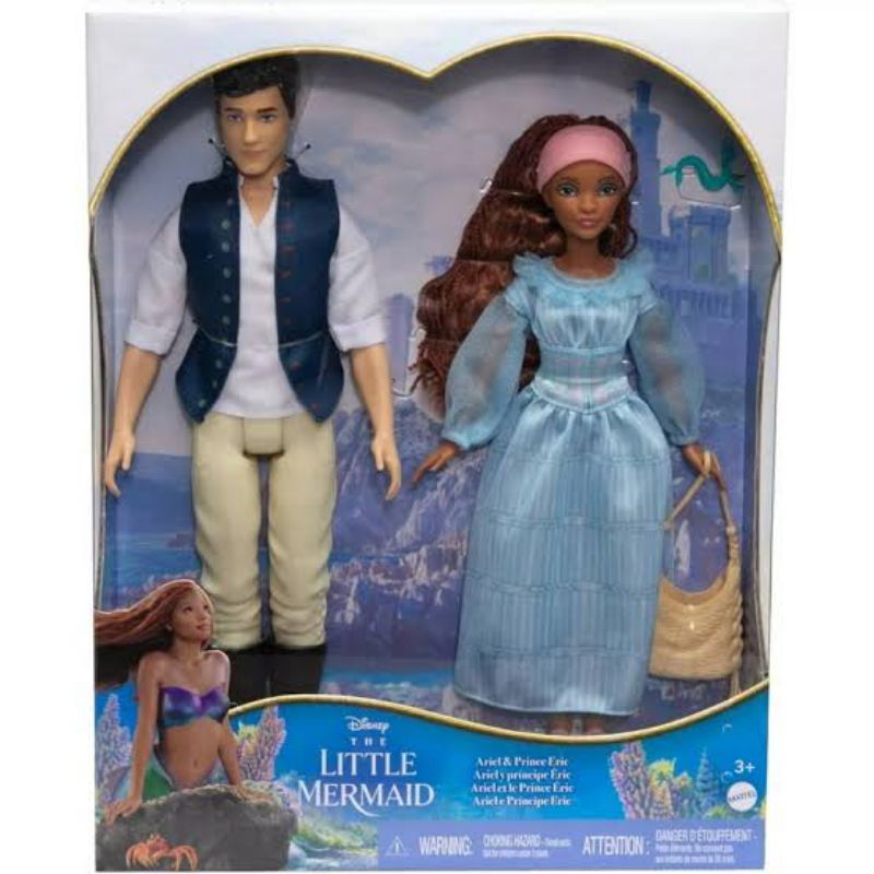 Barbie Halle Bailey & Jonah Hauer King as Princess Ariel & Prince Eric ...