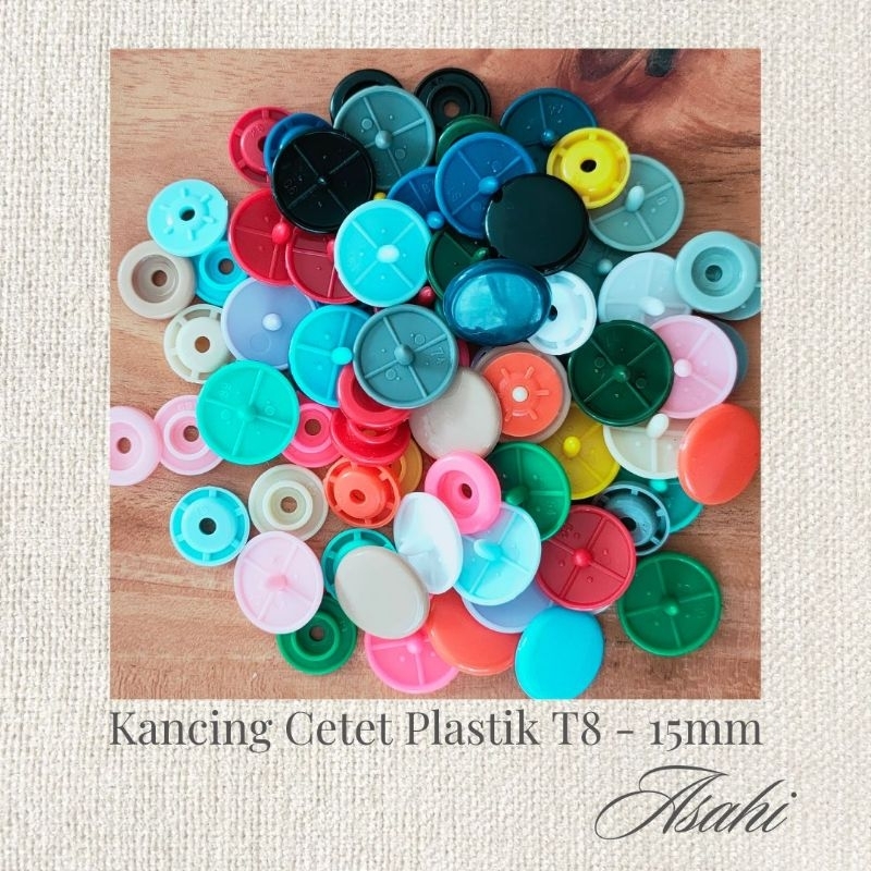 Plastic Snap Buttons | Plastic Snap Button 15mm | Shopee Malaysia