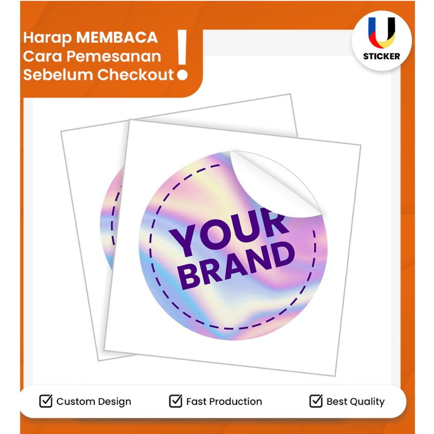 Print CUSTOM MATTE DOFF A3+ Stickers (Already CUTTING) | Shopee Malaysia