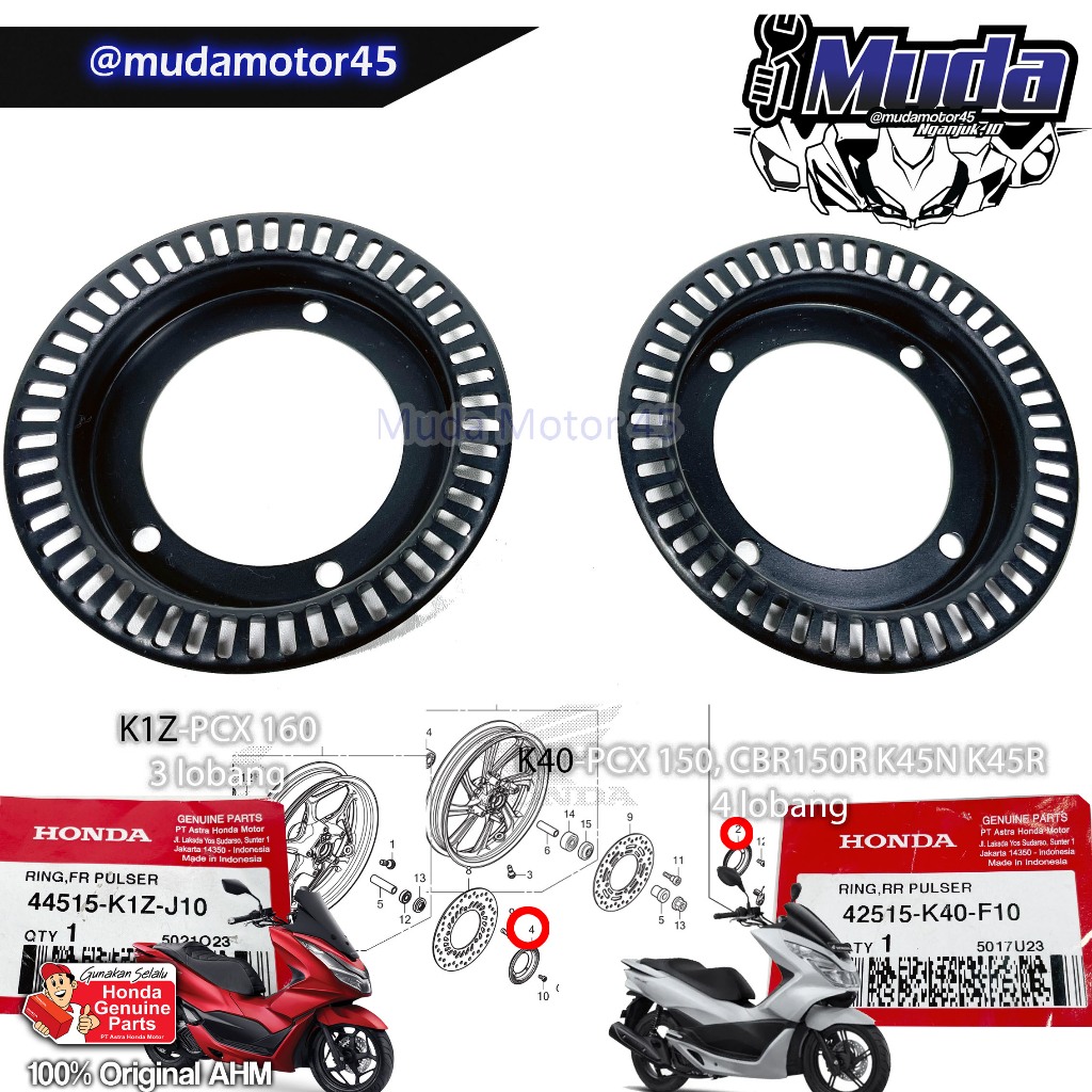 LOKAL PULSER ABS BRAKE DISC DISC CBR150R CB150X K45R PCX 150 160 LOCAL ...